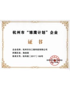 Eagle Program Certificate