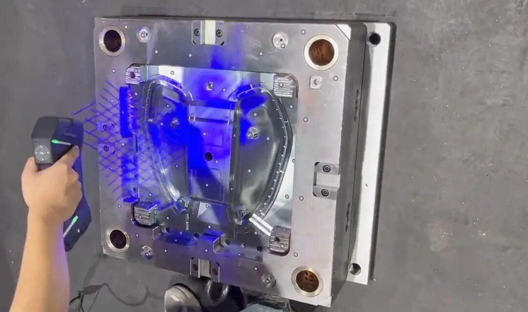 3D blue laser scanner
