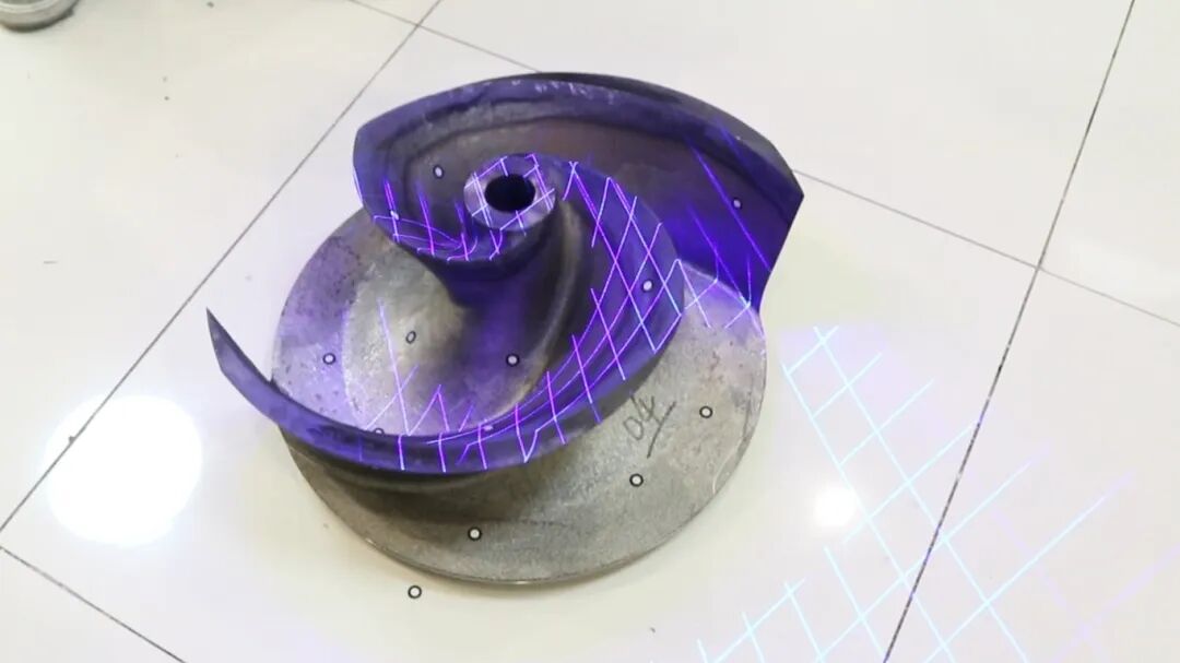 3D scanner for impeller reverse engineering
