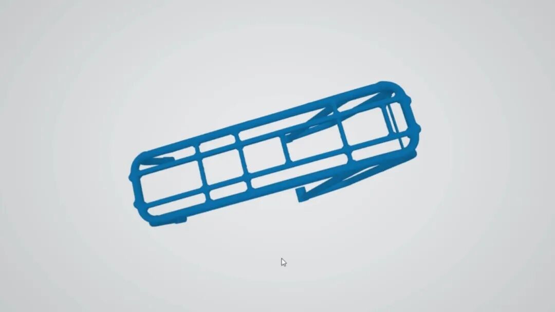 3D data model of the vehicle frame