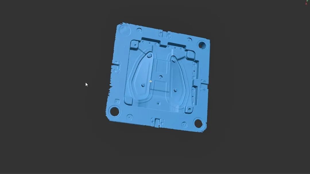 3D blue laser scanner model