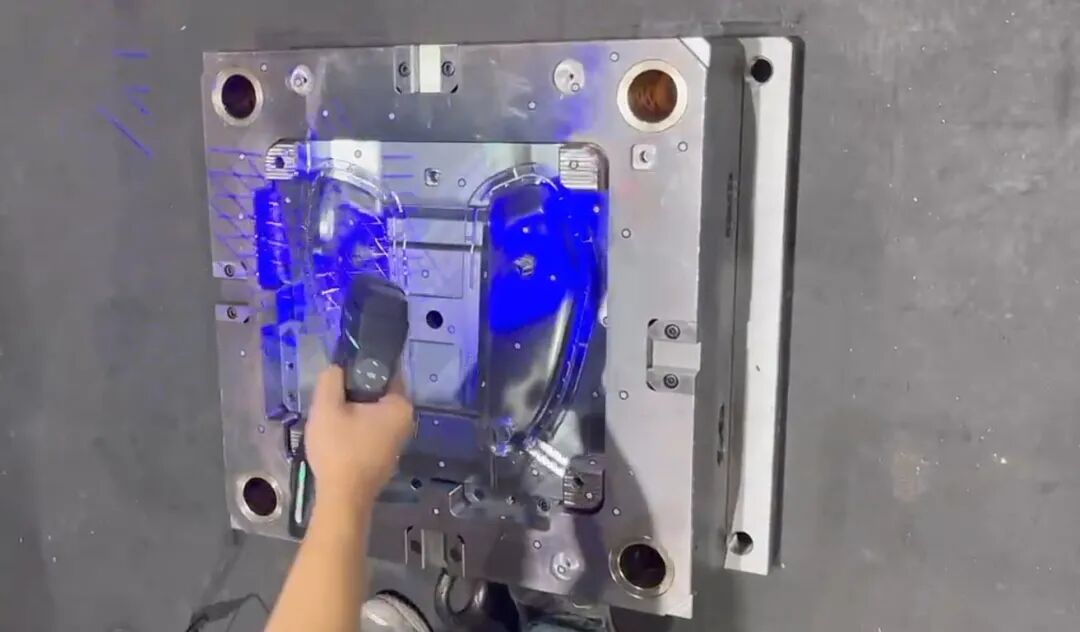 3D blue laser scanner